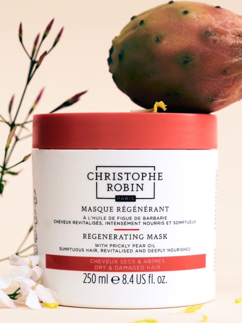 BRAND NEW! Christophe Robin Masque Regenerate with Prickly Pear Oil